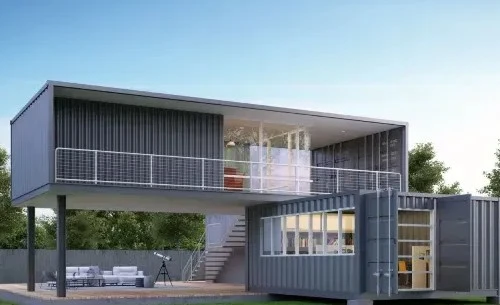 پلان کانکس مسکونی دو طبقه