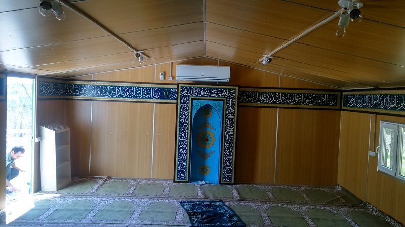 طراحی داخلی کانکس نمازخانه