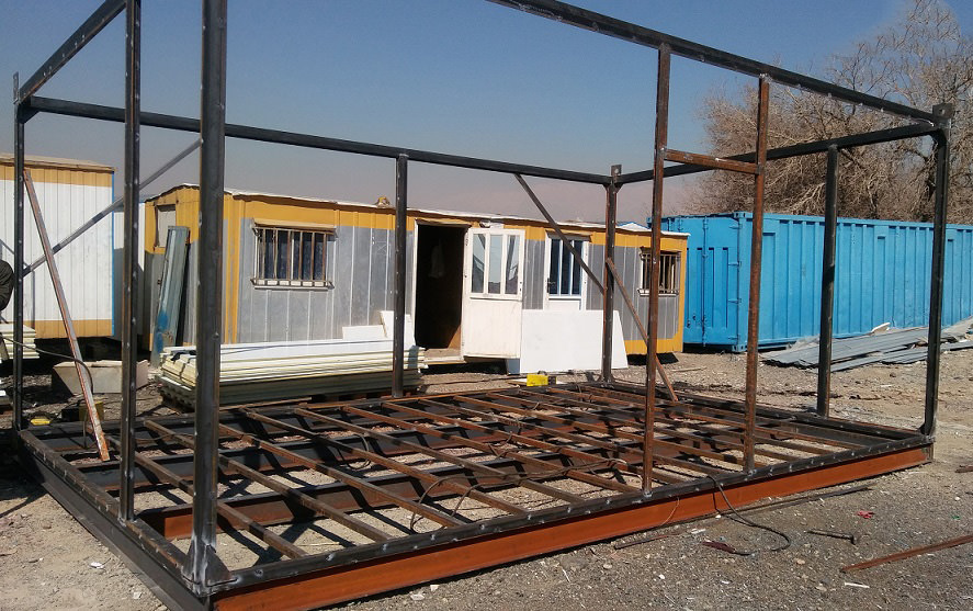 مراحل اجرایی کف‌سازی کانکس از صفر تا صد